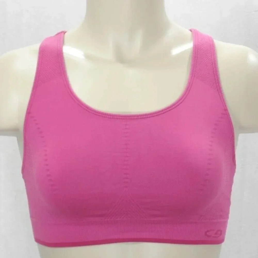 Champion N9500 T-Back Wire Free Sport Bra SMALL Pink Excellent Pre-owned Condit